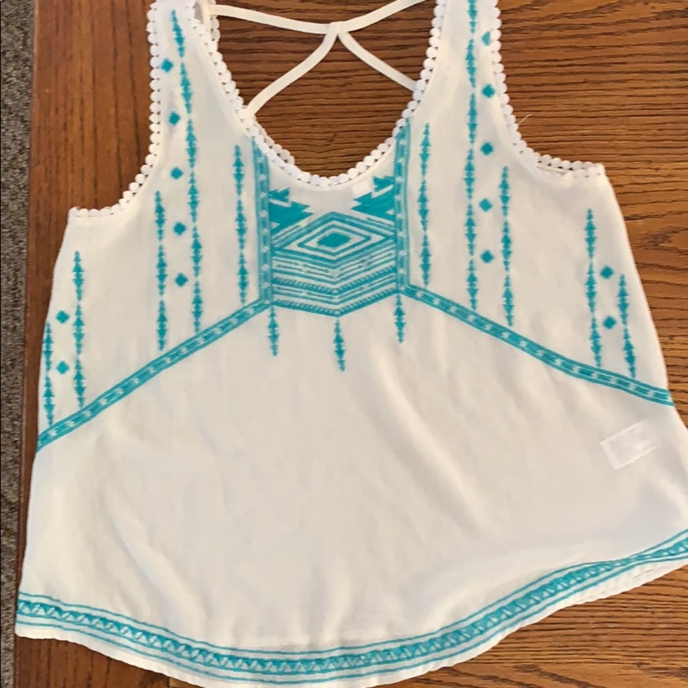 Sheer tank top